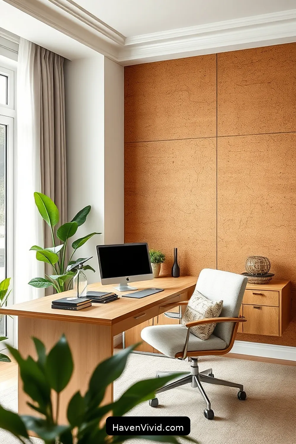 11 Ways to Embrace Eco-Friendly Living Using Cork in Your Home Office 2 Cork Wall Panels for Sound Absorption for 11 Ways to Embrace Eco-Friendly Living Using Cork in Your Home Office