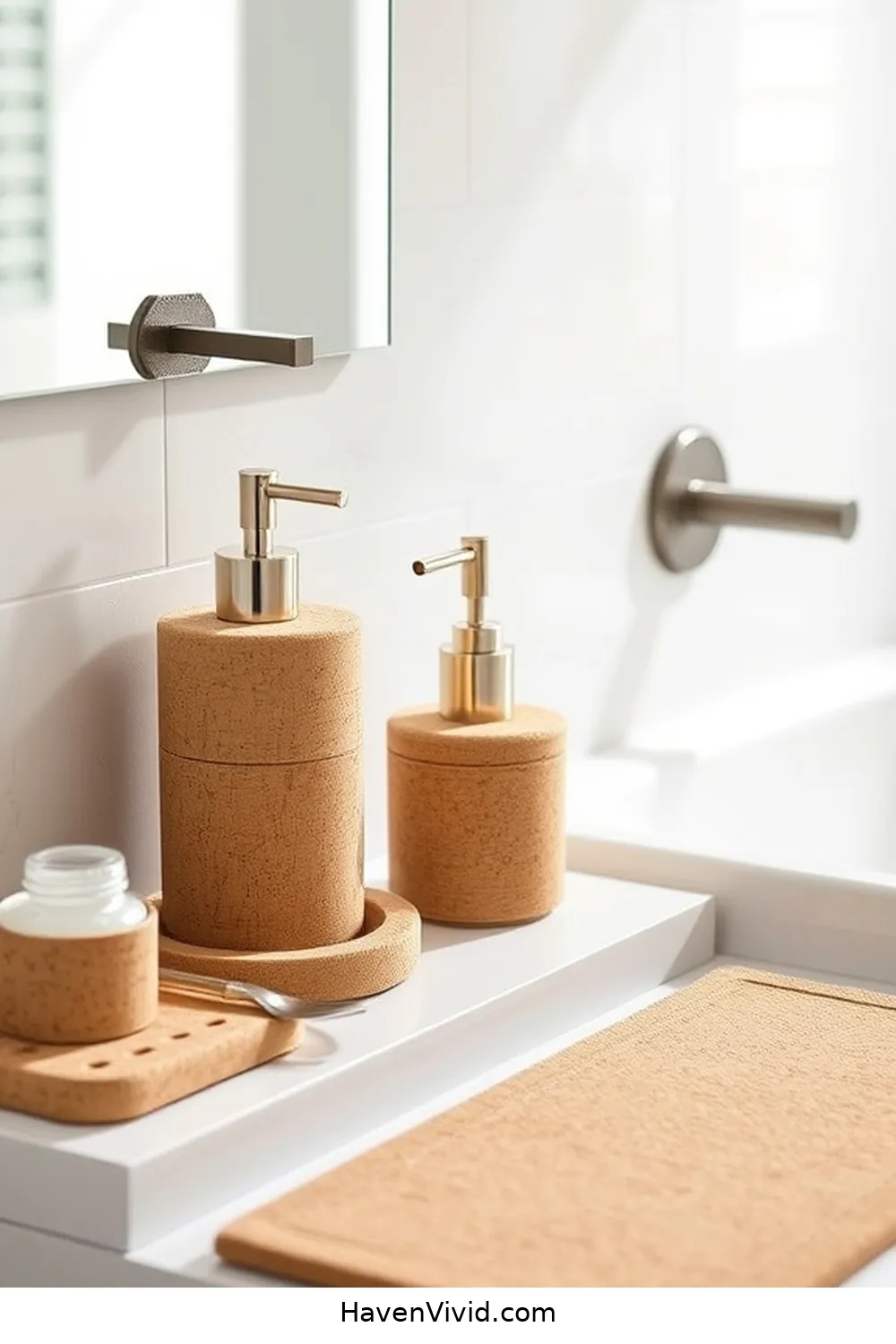 11 Ways to Embrace a Minimalist Lifestyle in Your Bathroom Using Cork 6 Minimalist Cork Bathroom Accessories for 11 Ways to Embrace a Minimalist Lifestyle in Your Bathroom Using Cork