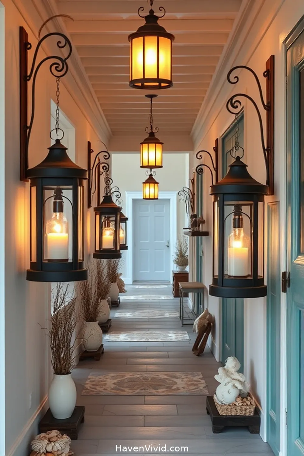 11 Ways to Illuminate Your Coastal Hallway Using Solar-Powered Lights 4 Incorporate Solar Lanterns for a Coastal Vibe for 11 Ways to Illuminate Your Coastal Hallway Using Solar-Powered Lights