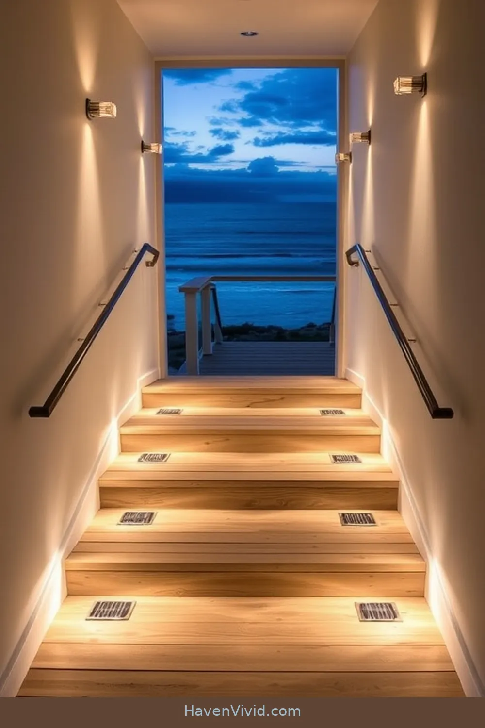 11 Ways to Illuminate Your Coastal Hallway Using Solar-Powered Lights 7 Utilize Solar Step Lights for Safety and Style for 11 Ways to Illuminate Your Coastal Hallway Using Solar-Powered Lights