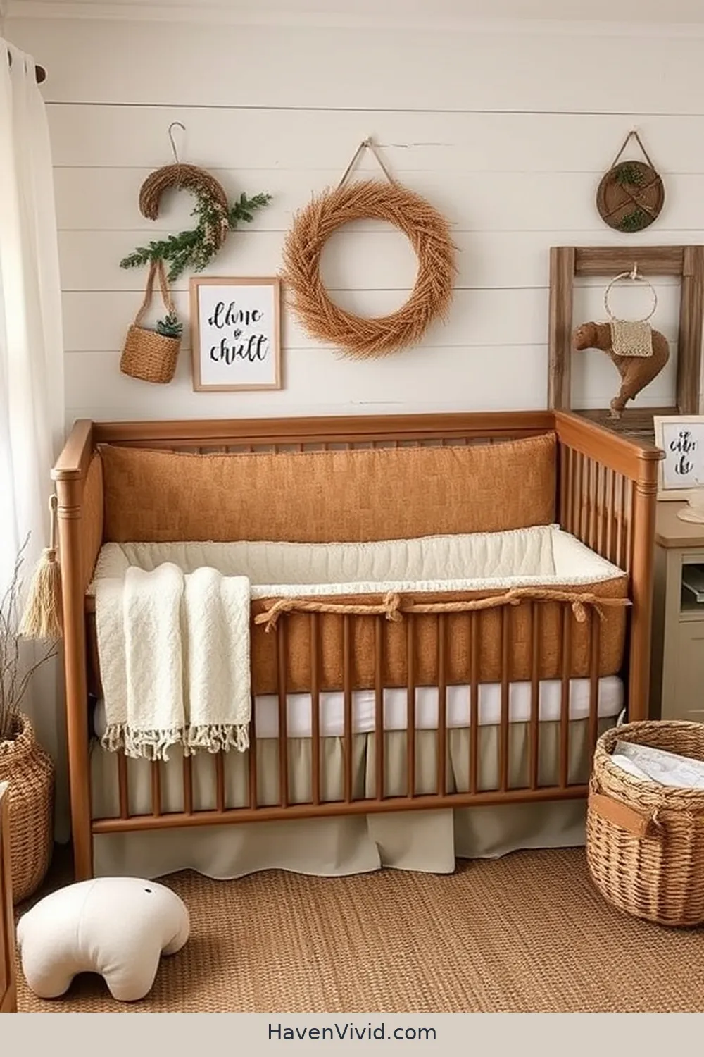 11 Ways to Use Cork in Farmhouse Nursery Living Design 5 Cork Crib Bumpers for Safety for 11 Ways to Use Cork in Farmhouse Nursery Living Design