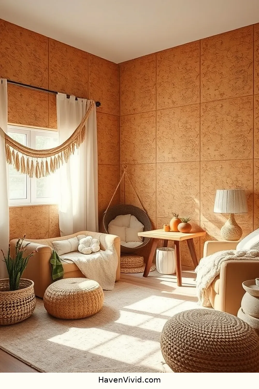 11 Ways to Use Cork in Farmhouse Nursery Living Design 3 Cork Wall Panels for Texture for 11 Ways to Use Cork in Farmhouse Nursery Living Design
