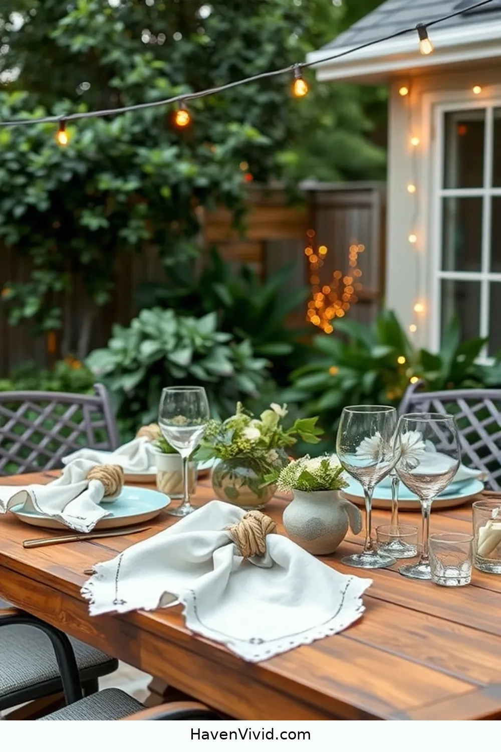 12 Chic Ways for a Glamorous Outdoor Patio Lifestyle Using Upcycled Fabric 9 Creative Fabric Napkin Sets for 12 Chic Ways for a Glamorous Outdoor Patio Lifestyle Using Upcycled Fabric