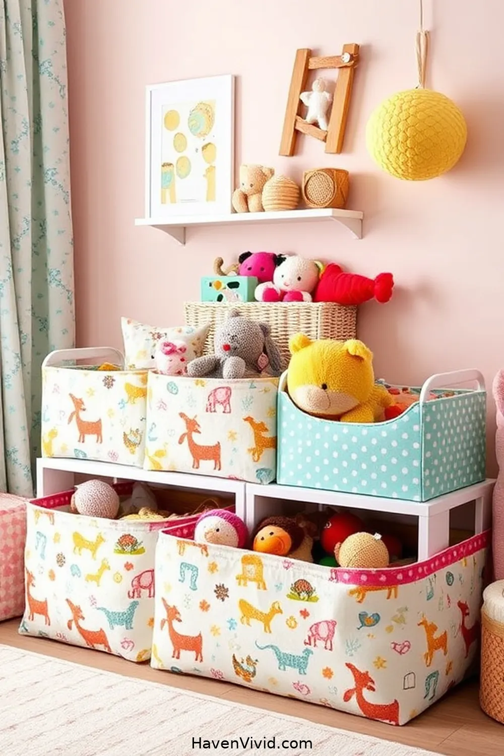 12 Creative Ways for Family-Friendly Living in Your Nursery Using Upcycled Fabric 8 Adorable Fabric Toy Storage Solutions for 12 Creative Ways for Family-Friendly Living in Your Nursery Using Upcycled Fabric