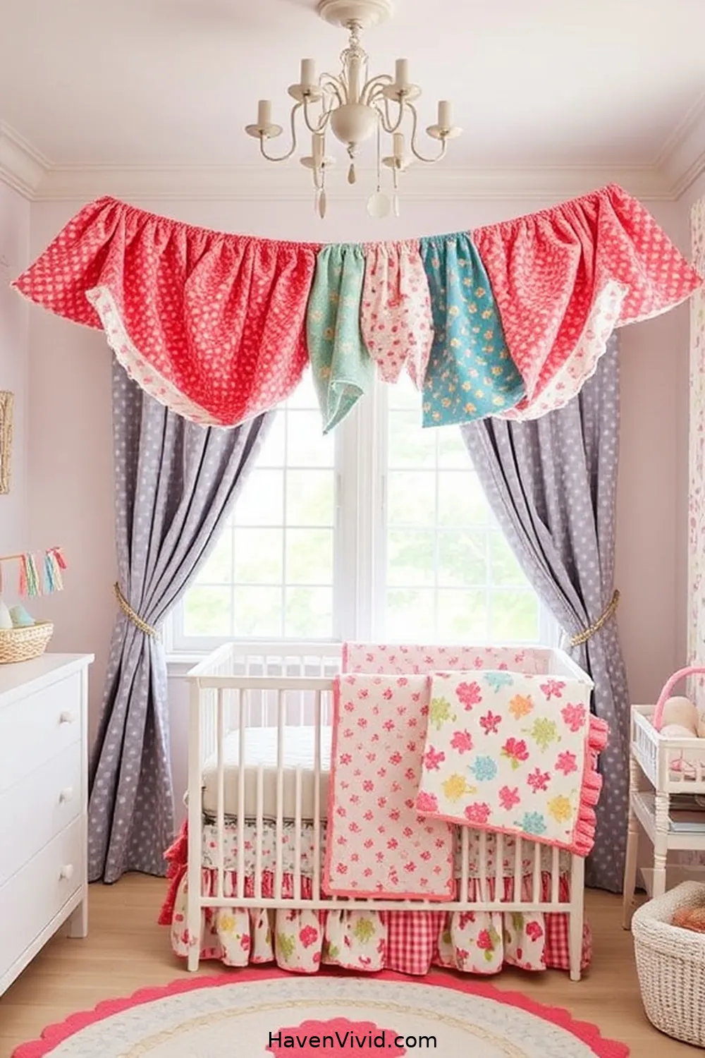12 Creative Ways for Family-Friendly Living in Your Nursery Using Upcycled Fabric 3 DIY Fabric Bunting for a Festive Touch for 12 Creative Ways for Family-Friendly Living in Your Nursery Using Upcycled Fabric