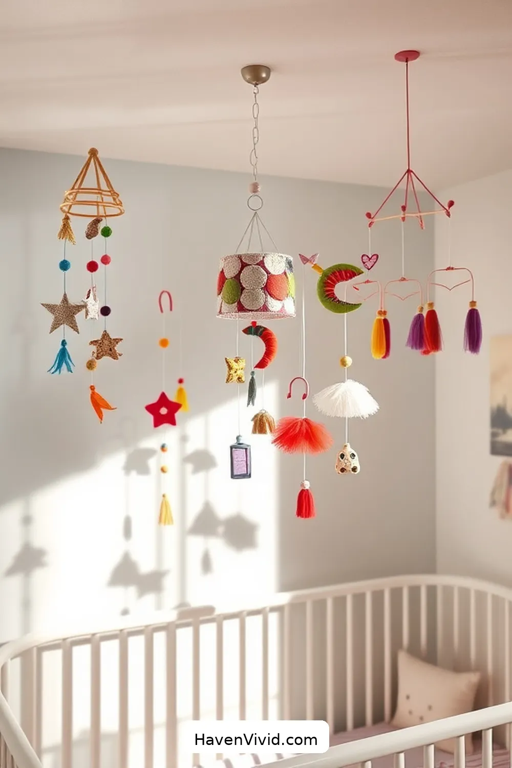 12 Creative Ways for Family-Friendly Living in Your Nursery Using Upcycled Fabric 6 Soft Fabric Mobiles to Delight for 12 Creative Ways for Family-Friendly Living in Your Nursery Using Upcycled Fabric