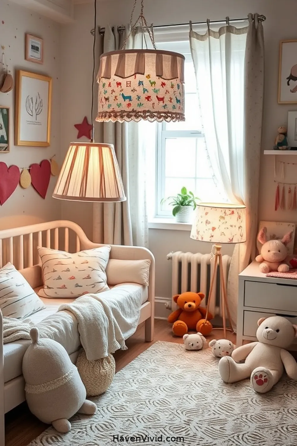 12 Creative Ways for Family-Friendly Living in Your Nursery Using Upcycled Fabric 11 Unique Fabric Lampshades for 12 Creative Ways for Family-Friendly Living in Your Nursery Using Upcycled Fabric