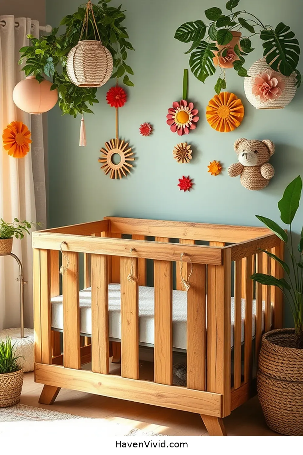 12 Creative Ways to Design Artistic Nursery Spaces Using Reclaimed Materials 2 Upcycled Crib From Pallet Wood for 12 Creative Ways to Design Artistic Nursery Spaces Using Reclaimed Materials
