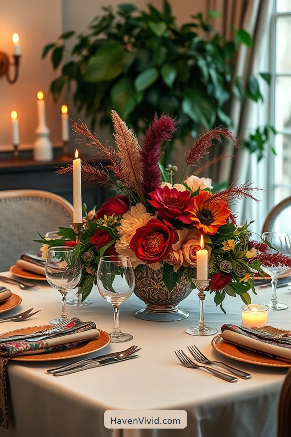 12 Creative Ways to Transform Dining Room Spaces Using Upcycled Fabric 13 Create a Fabric Centerpiece for the Table for 12 Creative Ways to Transform Dining Room Spaces Using Upcycled Fabric