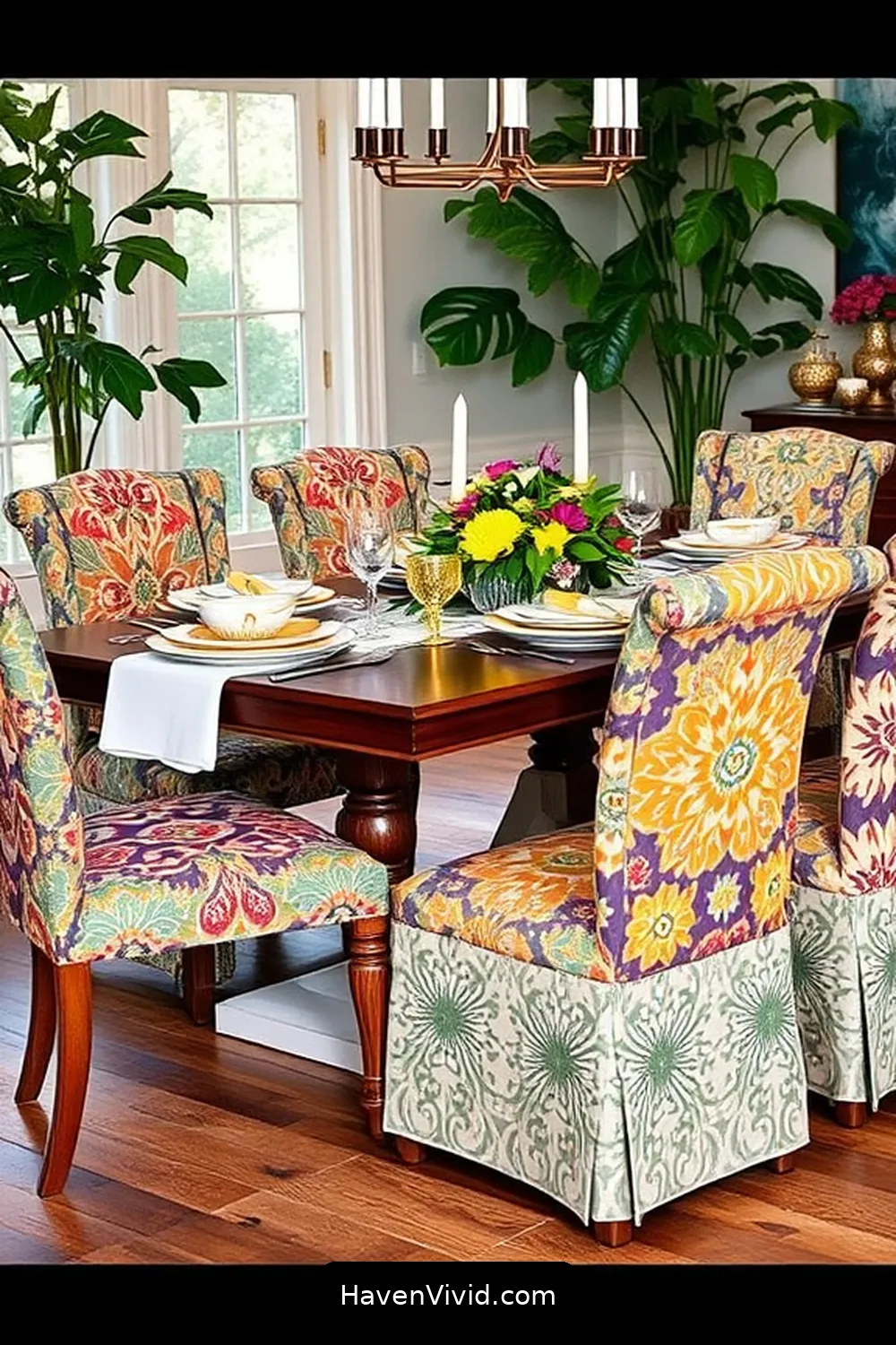 12 Creative Ways to Transform Dining Room Spaces Using Upcycled Fabric 2 Reupholster Dining Chairs for 12 Creative Ways to Transform Dining Room Spaces Using Upcycled Fabric