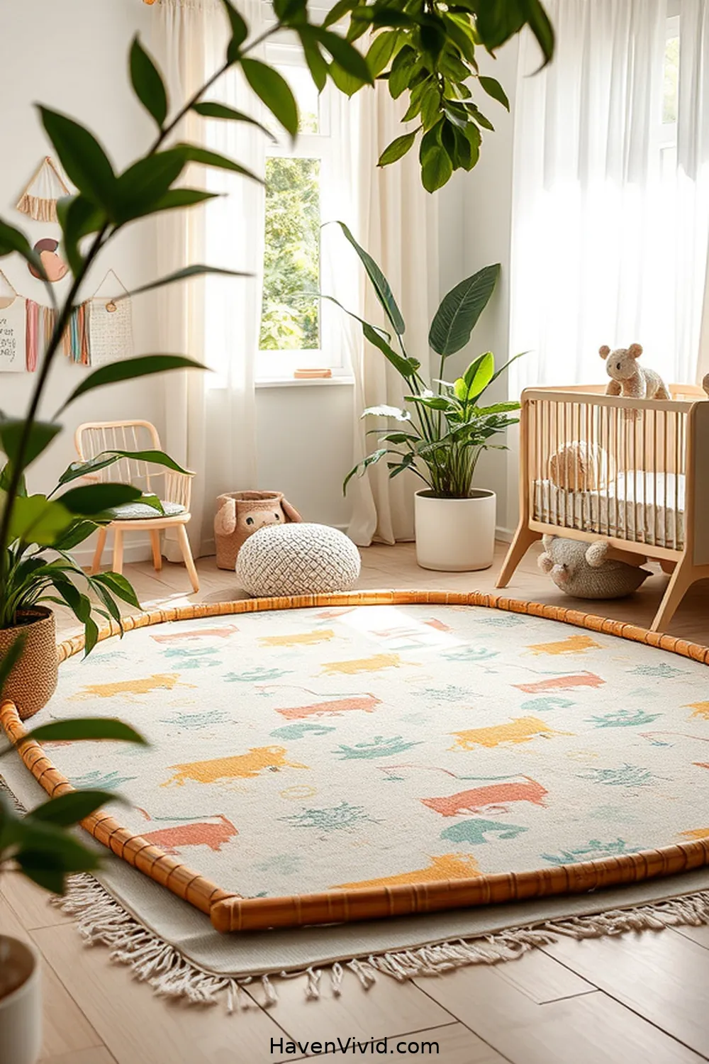 12 Creative Ways to Use Bamboo in Artistic Nursery Spaces 7 Bamboo Play Mats: Natural Comfort for Playtime for 12 Creative Ways to Use Bamboo in Artistic Nursery Spaces