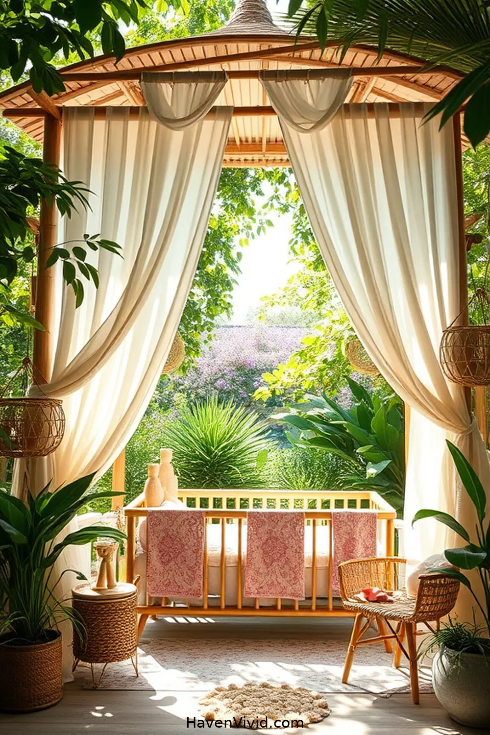 12 Creative Ways to Use Bamboo in Artistic Nursery Spaces 3 Whimsical Bamboo Canopies: Creating a Dreamy Atmosphere for 12 Creative Ways to Use Bamboo in Artistic Nursery Spaces
