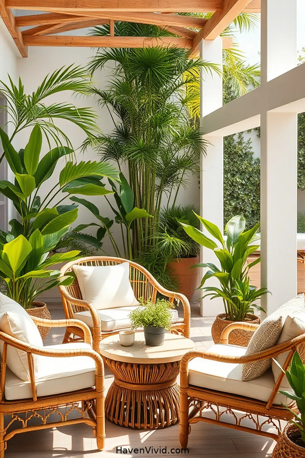 12 Essentials for Coastal Living on Your Outdoor Patio Using Natural Fibers 7 Bamboo Accents for 12 Essentials for Coastal Living on Your Outdoor Patio Using Natural Fibers