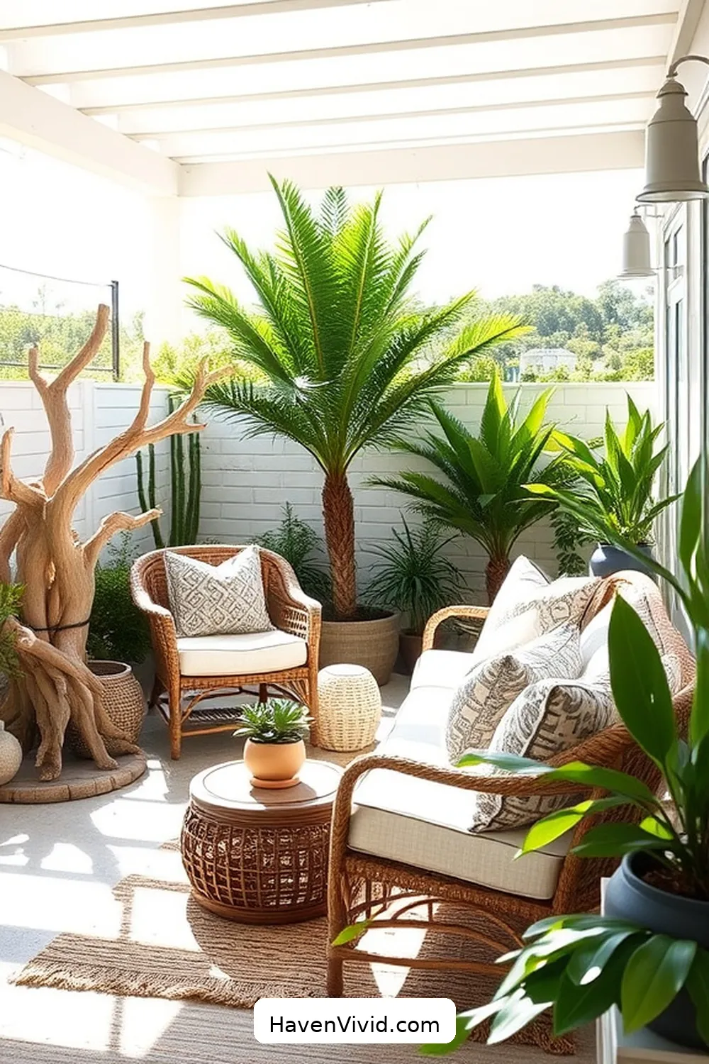 12 Essentials for Coastal Living on Your Outdoor Patio Using Natural Fibers 11 Driftwood Decor for 12 Essentials for Coastal Living on Your Outdoor Patio Using Natural Fibers
