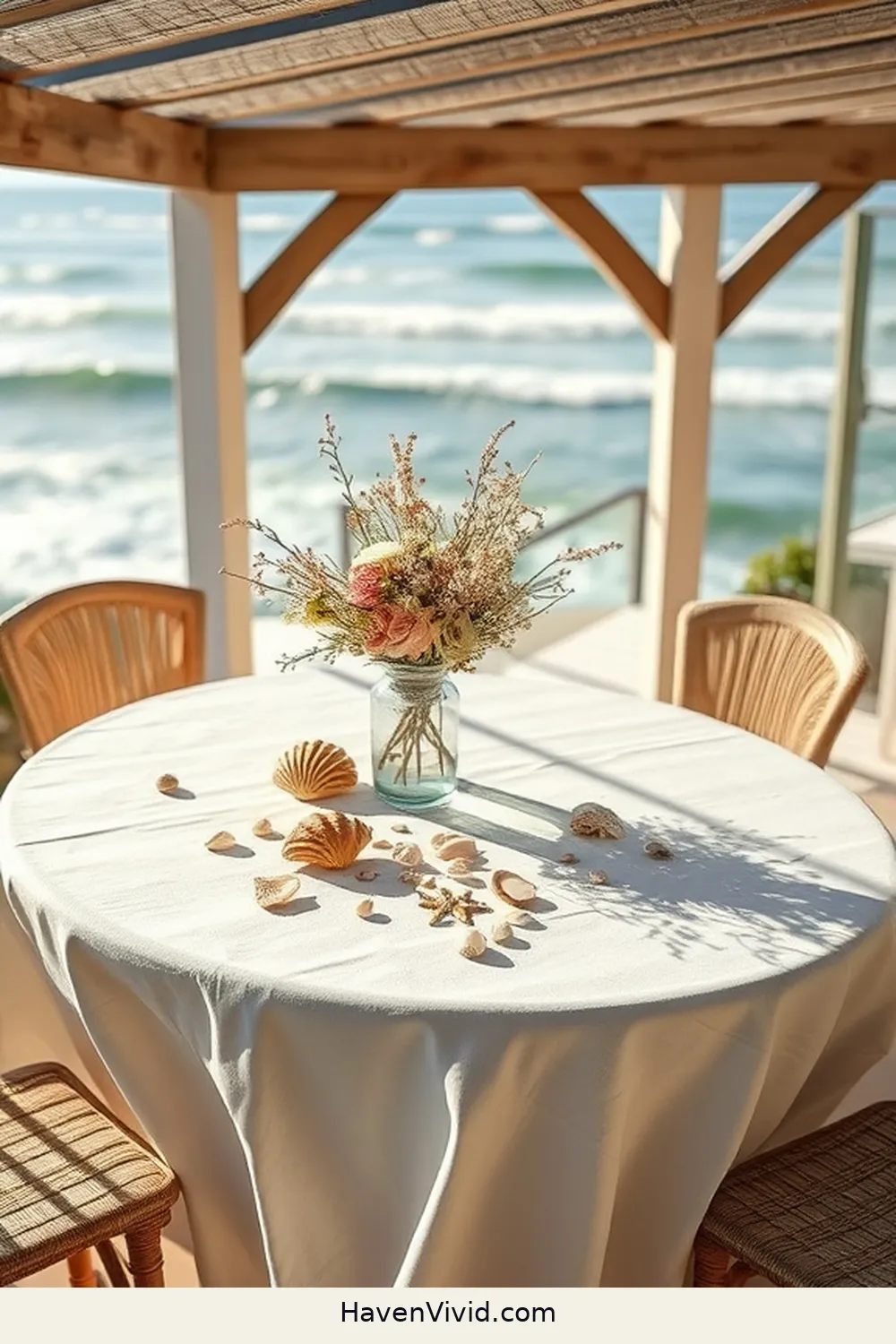 12 Essentials for Coastal Living on Your Outdoor Patio Using Natural Fibers 6 Linen Tablecloths for 12 Essentials for Coastal Living on Your Outdoor Patio Using Natural Fibers