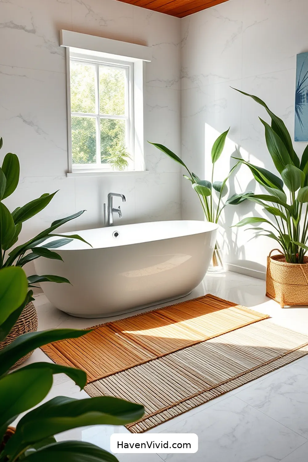 12 Ways for Eco-Friendly Living in Your Bathroom Using Bamboo 4 3. Bamboo Bath Mat for 12 Ways for Eco-Friendly Living in Your Bathroom Using Bamboo