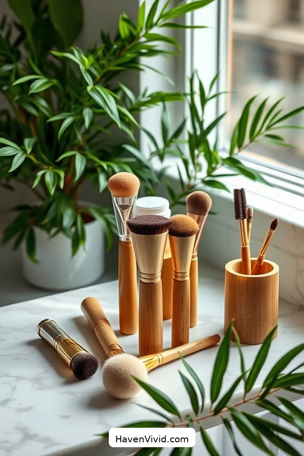 12 Ways for Eco-Friendly Living in Your Bathroom Using Bamboo 9 8. Bamboo Facial Brushes for 12 Ways for Eco-Friendly Living in Your Bathroom Using Bamboo