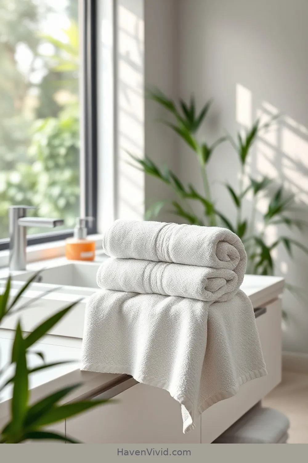12 Ways for Eco-Friendly Living in Your Bathroom Using Bamboo 10 9. Bamboo Towel Set for 12 Ways for Eco-Friendly Living in Your Bathroom Using Bamboo