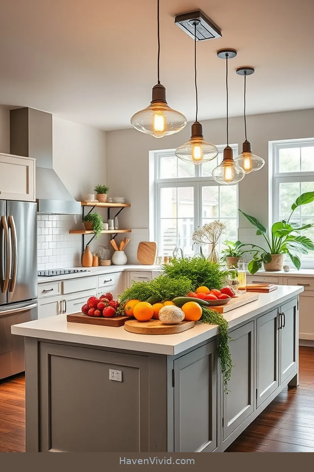 12 Ways for Eco-Friendly Living in Your Kitchen Using Solar-Powered Lights 4 Illuminate Your Kitchen Island With Solar Lights for 12 Ways for Eco-Friendly Living in Your Kitchen Using Solar-Powered Lights