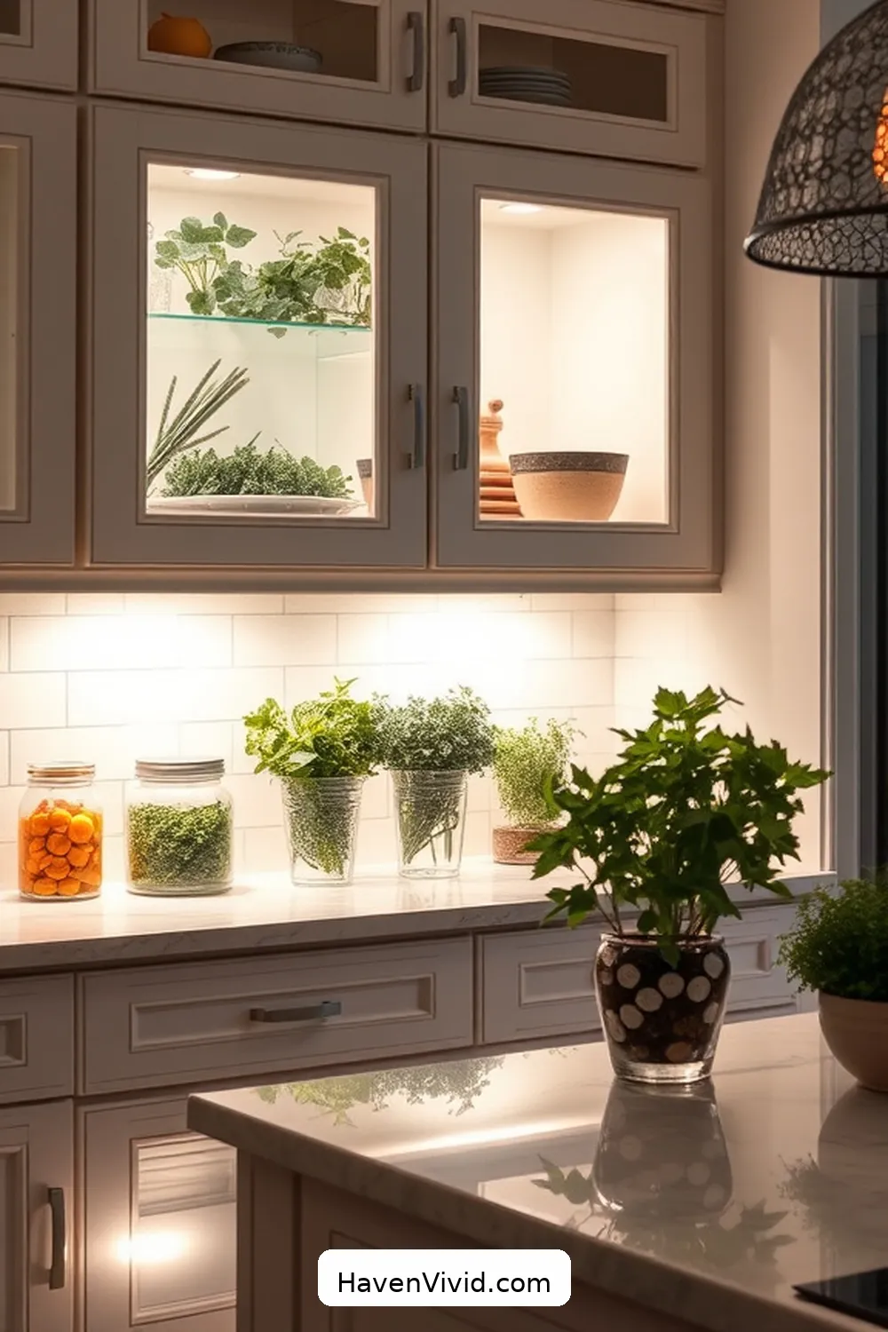 12 Ways for Eco-Friendly Living in Your Kitchen Using Solar-Powered Lights 2 Install Solar-Powered Under-Cabinet Lighting for 12 Ways for Eco-Friendly Living in Your Kitchen Using Solar-Powered Lights
