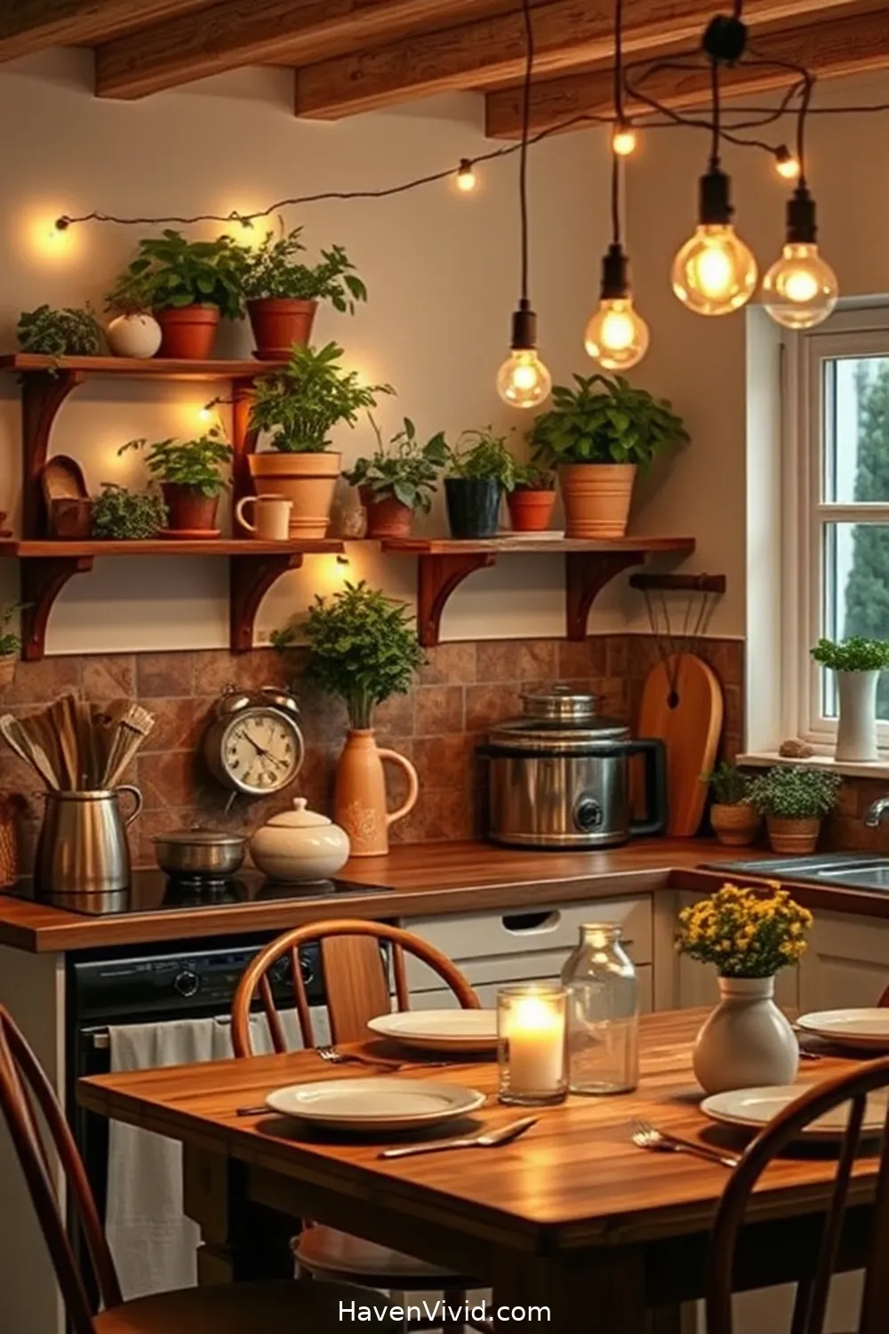 12 Ways for Eco-Friendly Living in Your Kitchen Using Solar-Powered Lights 7 Use Solar-Powered String Lights for a Cozy Atmosphere for 12 Ways for Eco-Friendly Living in Your Kitchen Using Solar-Powered Lights