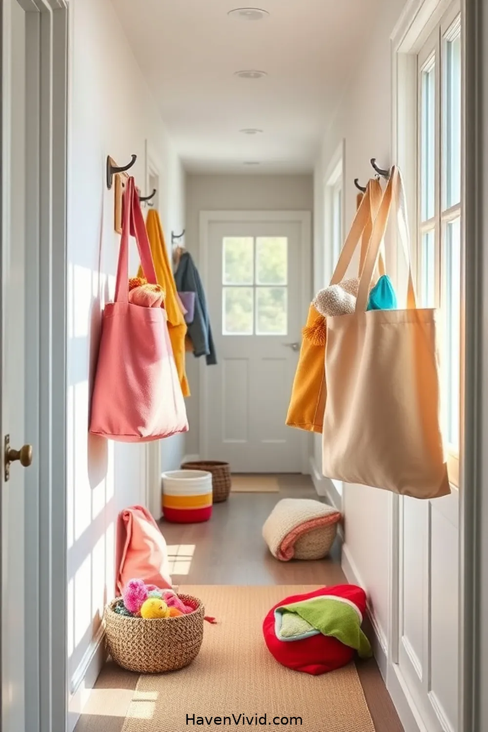 12 Ways to Create a Family-Friendly Hallway Using Organic Cotton 10 Organic Cotton Tote Bags for Easy Storage for 12 Ways to Create a Family-Friendly Hallway Using Organic Cotton