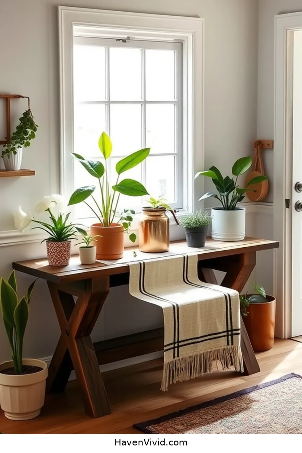 12 Ways to Create a Family-Friendly Hallway Using Organic Cotton 12 Versatile Organic Cotton Table Runners for Entryway Tables for 12 Ways to Create a Family-Friendly Hallway Using Organic Cotton