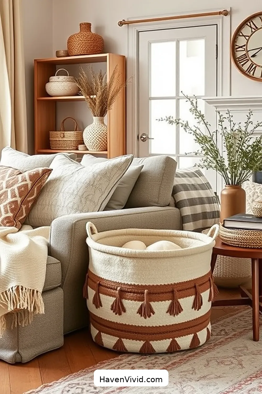 12 Ways to Create a Family-Friendly Living Room Using Organic Cotton 11 Incorporate Organic Cotton Storage Baskets for 12 Ways to Create a Family-Friendly Living Room Using Organic Cotton
