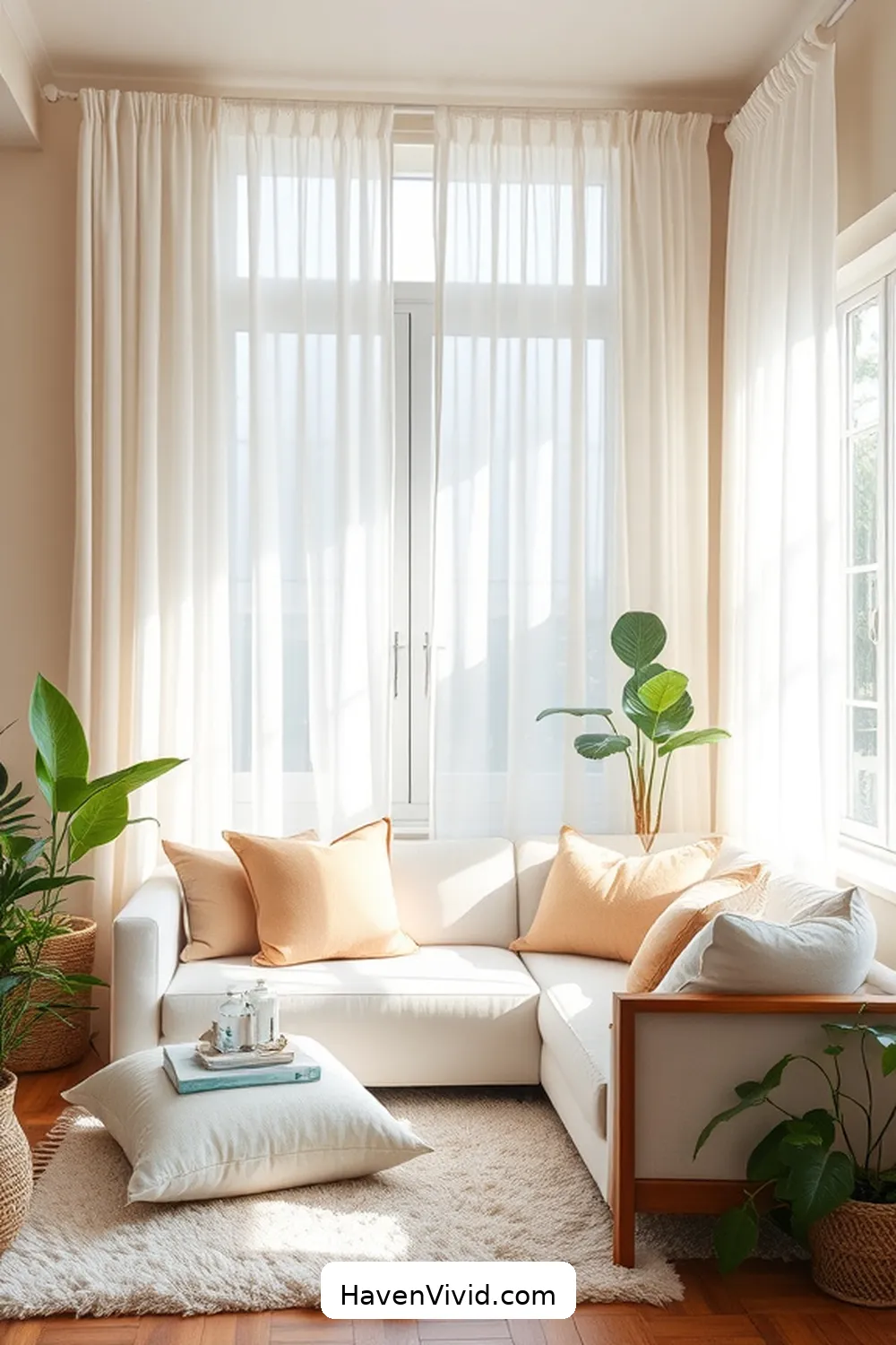 12 Ways to Create a Family-Friendly Living Room Using Organic Cotton 6 Use Organic Cotton Curtains for 12 Ways to Create a Family-Friendly Living Room Using Organic Cotton