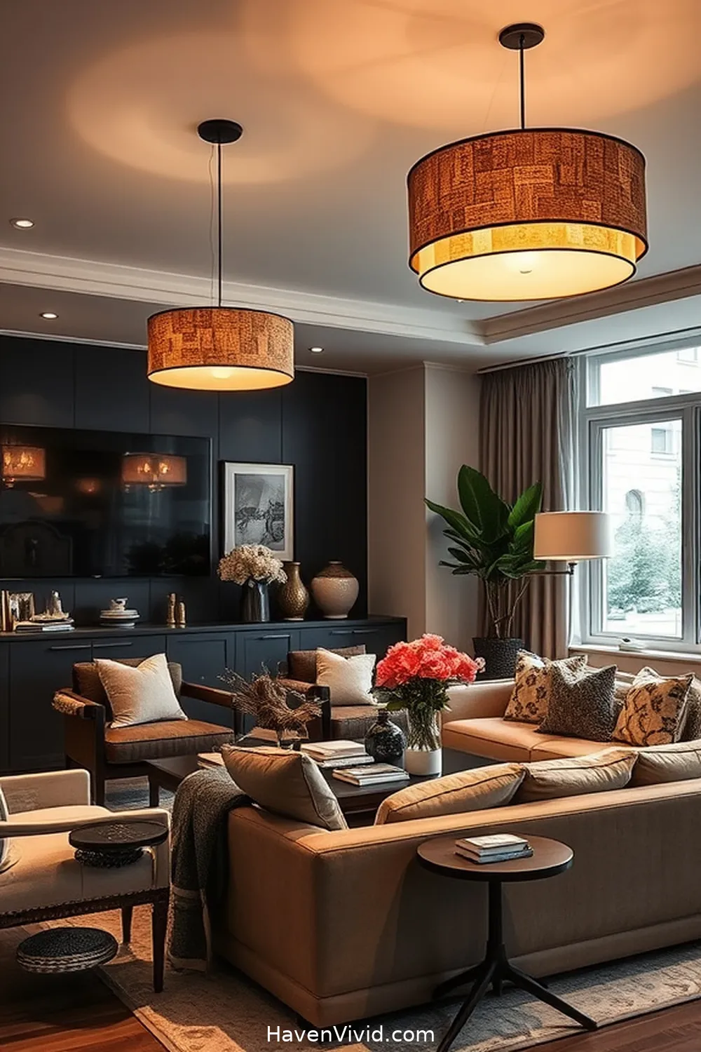 Elegant Cork Lighting Fixtures for 12 Ways to Create a Glamorous Lifestyle in Your Living Room Using Cork Decor