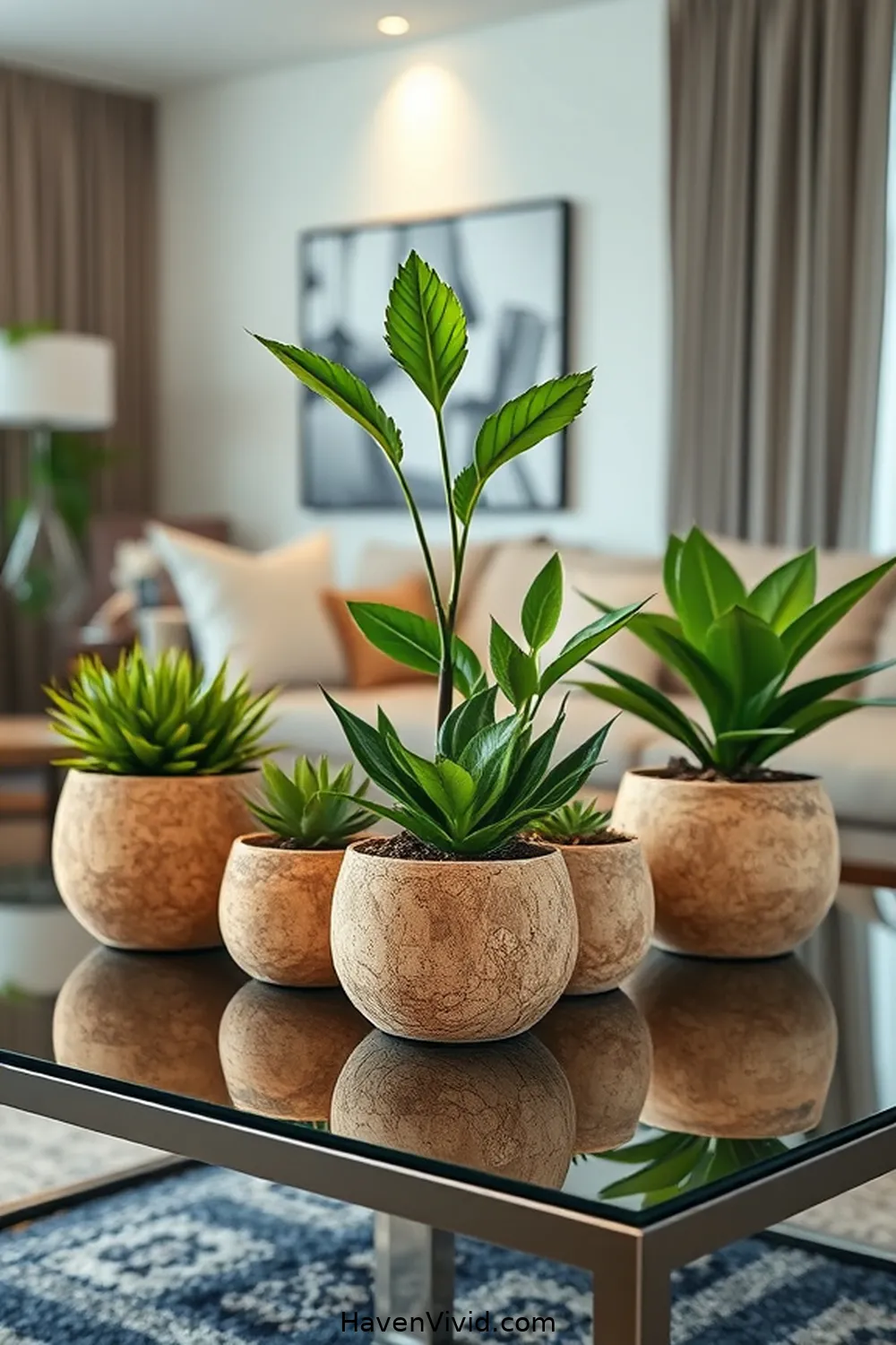 Unique Cork Planters for 12 Ways to Create a Glamorous Lifestyle in Your Living Room Using Cork Decor