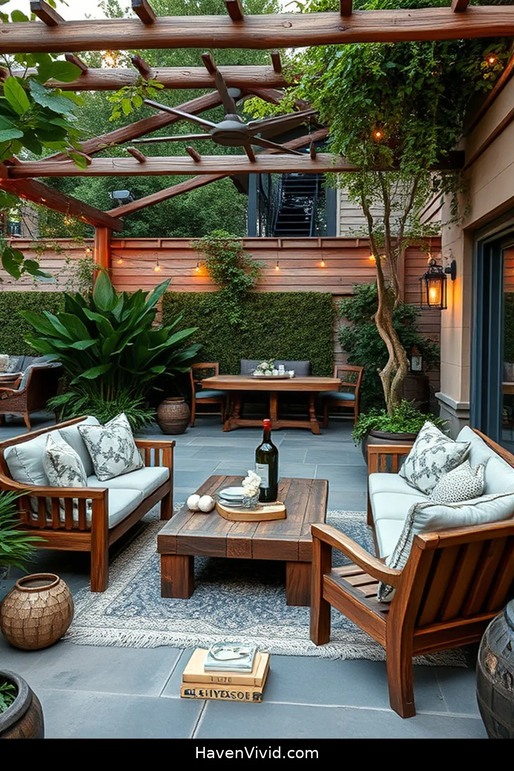 12 Ways to Create a Glamorous Outdoor Patio Using Recycled Wood 2 Reclaimed Wood Furniture for 12 Ways to Create a Glamorous Outdoor Patio Using Recycled Wood