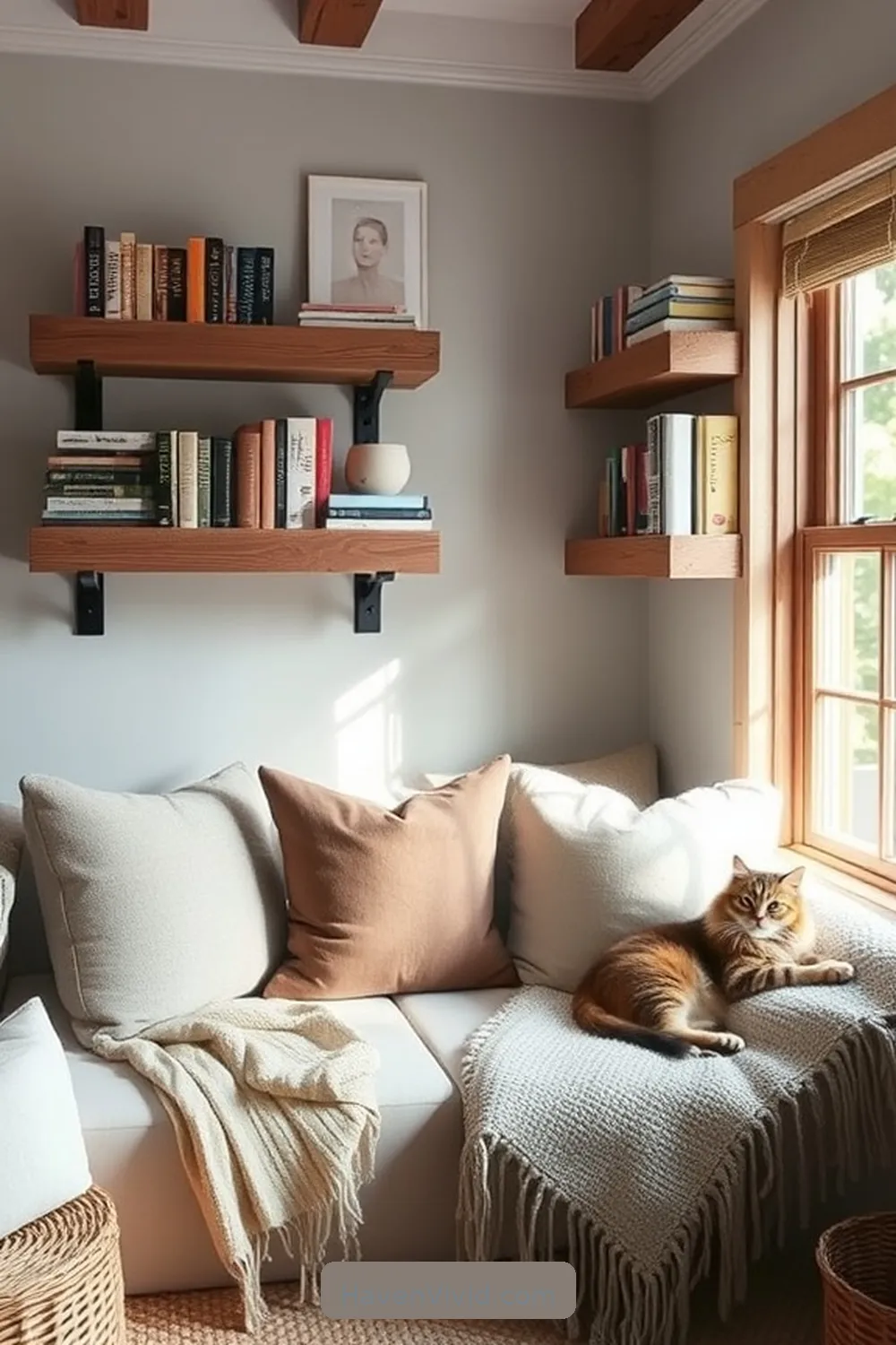 12 Ways to Design a Family-Friendly Living Home Office Using Reclaimed Materials 11 Build a Cozy Reading Nook With Reclaimed Materials for 12 Ways to Design a Family-Friendly Living Home Office Using Reclaimed Materials