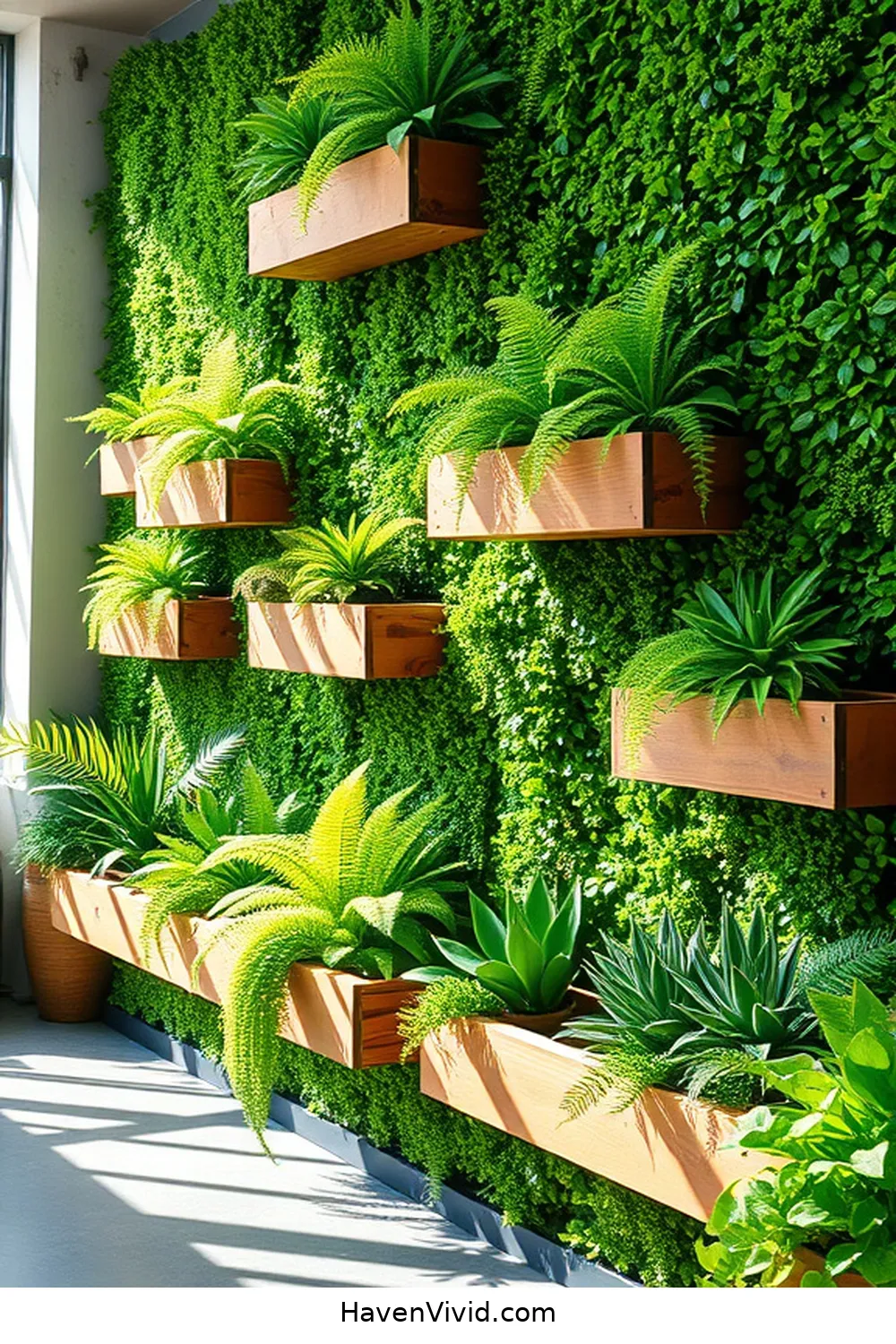 12 Ways to Design a Family-Friendly Living Home Office Using Reclaimed Materials 7 Design a Green Wall With Reclaimed Planters for 12 Ways to Design a Family-Friendly Living Home Office Using Reclaimed Materials