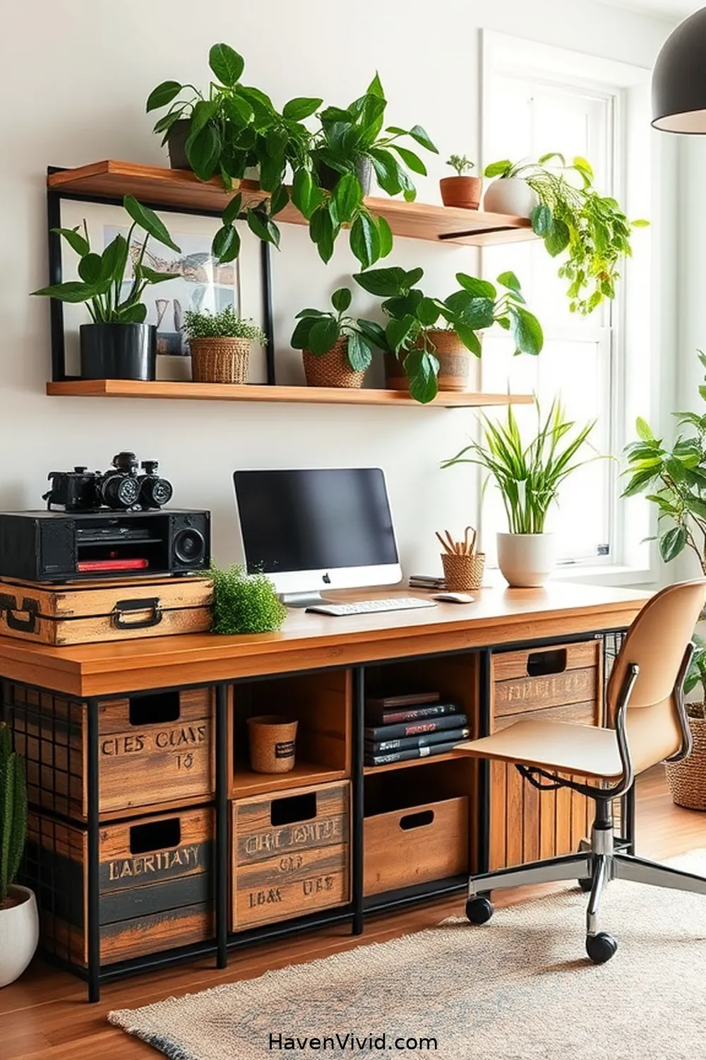 12 Ways to Design a Family-Friendly Living Home Office Using Reclaimed Materials 10 Use Upcycled Storage Solutions for 12 Ways to Design a Family-Friendly Living Home Office Using Reclaimed Materials
