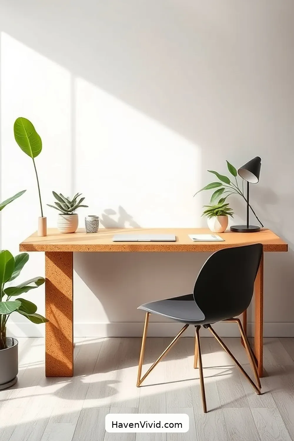 12 Ways to Embrace Minimalist Lifestyle in Your Library Using Cork Design 6 Create a Cork Desk to Enhance Your Workspace for 12 Ways to Embrace Minimalist Lifestyle in Your Library Using Cork Design