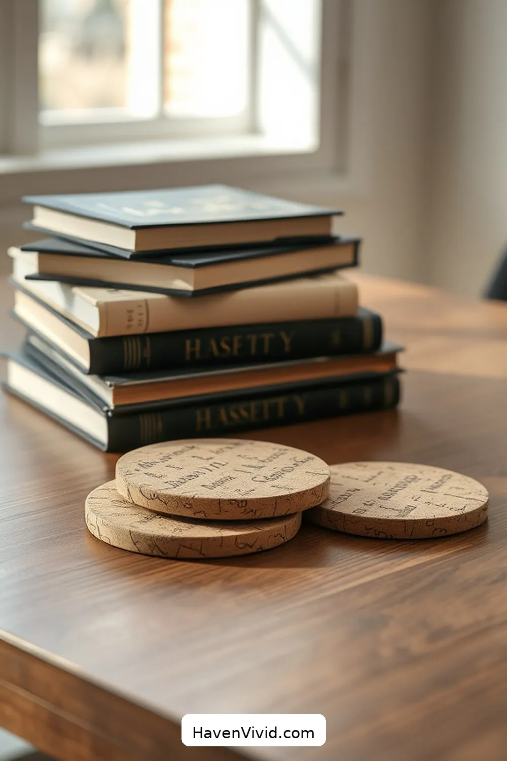 12 Ways to Embrace Minimalist Lifestyle in Your Library Using Cork Design 8 Use Cork Coasters to Protect Surfaces for 12 Ways to Embrace Minimalist Lifestyle in Your Library Using Cork Design