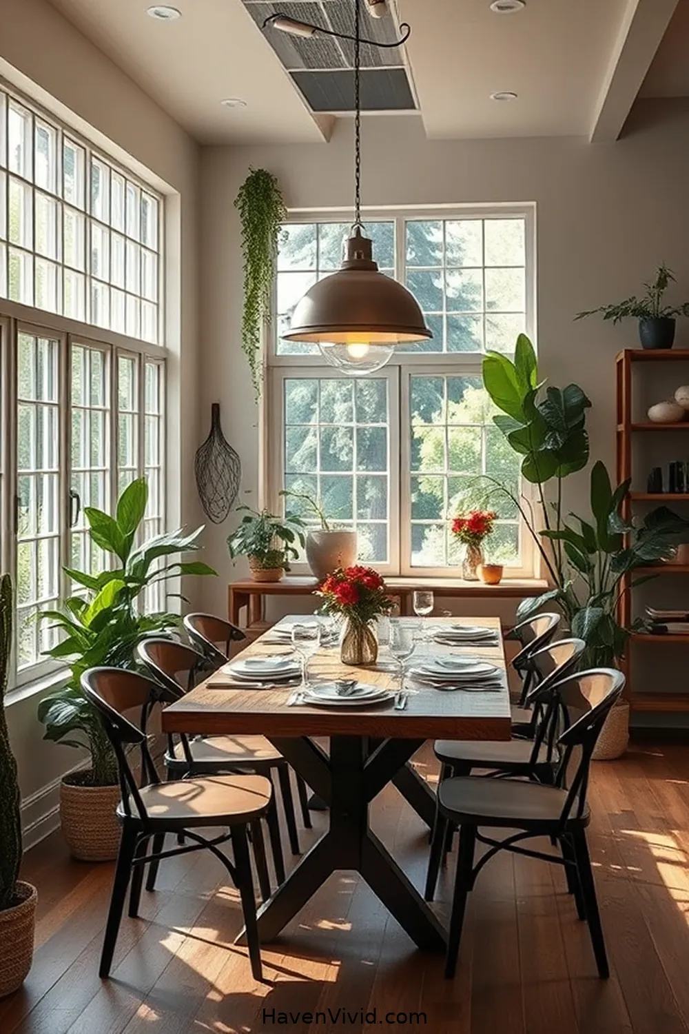 12 Ways to Embrace a Minimalist Lifestyle in Your Dining Room Using Solar-Powered Lights 7 Incorporate Natural Elements for 12 Ways to Embrace a Minimalist Lifestyle in Your Dining Room Using Solar-Powered Lights