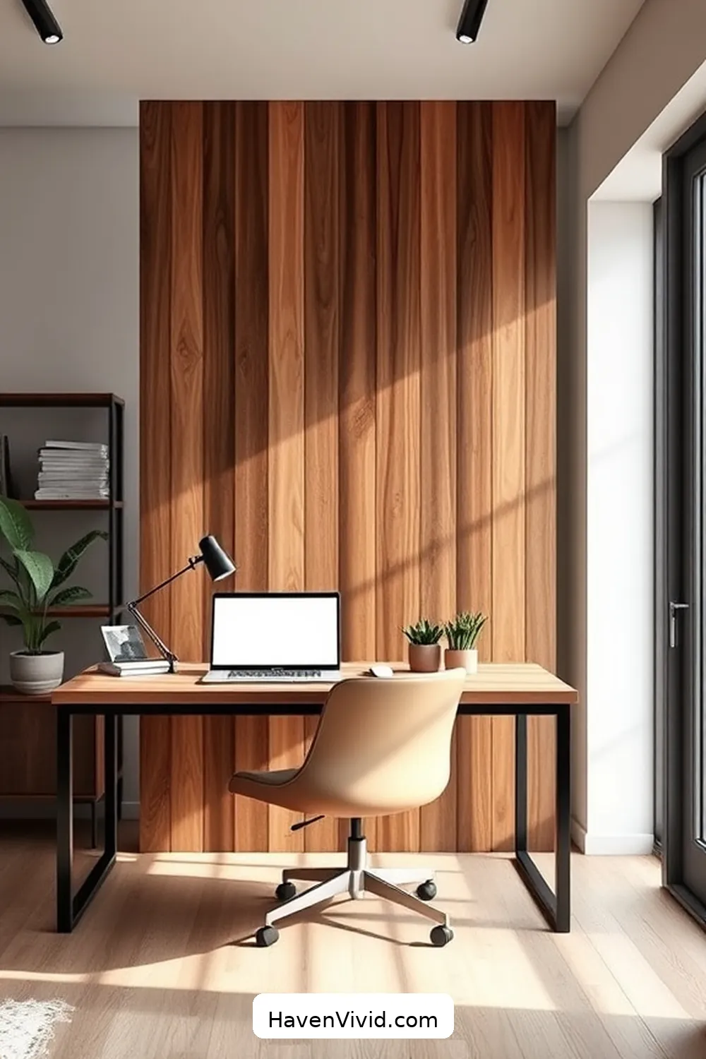 Build a Reclaimed Material Divider for Privacy for 12 Ways to Embrace a Minimalist Lifestyle in Your Home Office Using Reclaimed Materials
