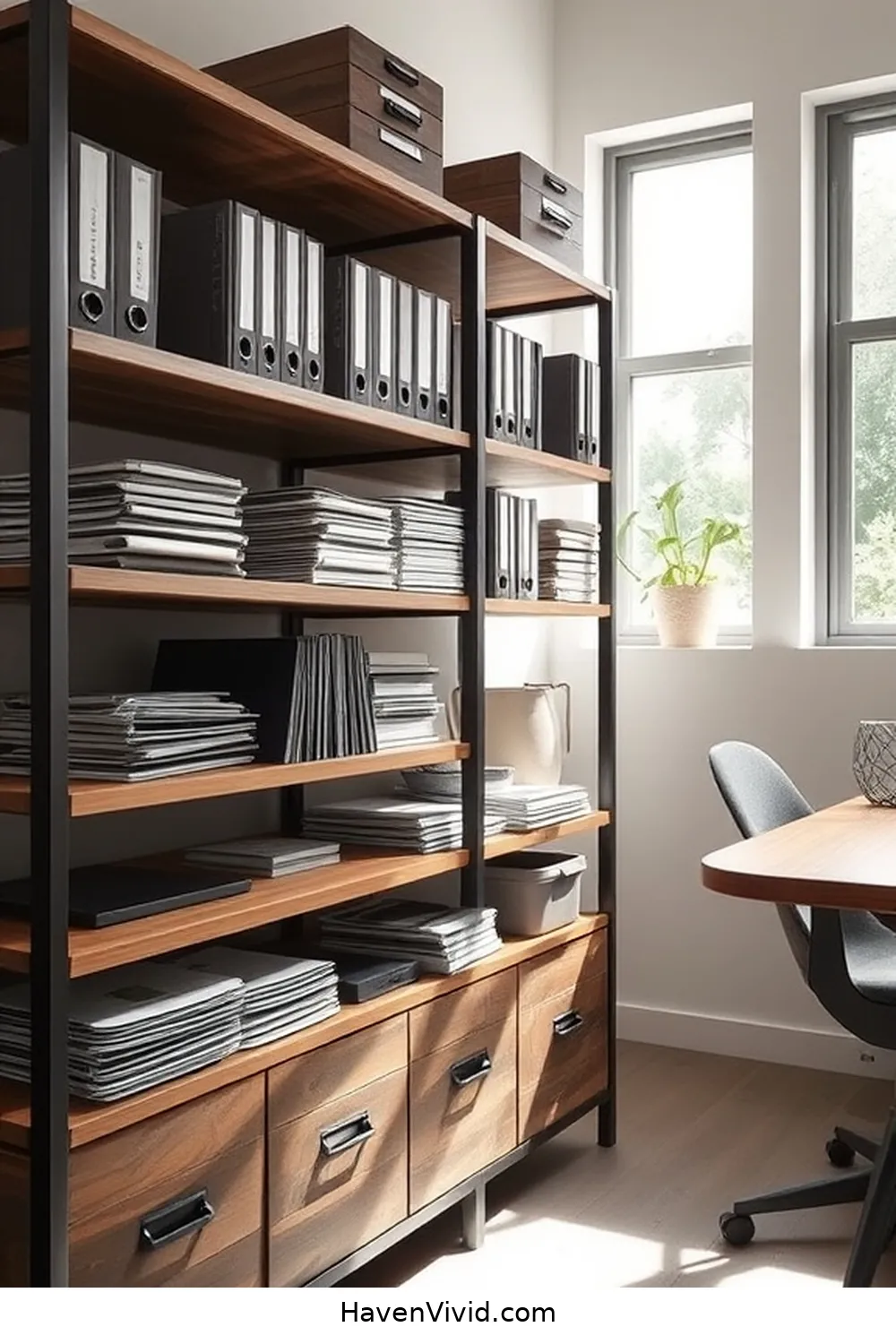 Design a Unique Filing System for 12 Ways to Embrace a Minimalist Lifestyle in Your Home Office Using Reclaimed Materials