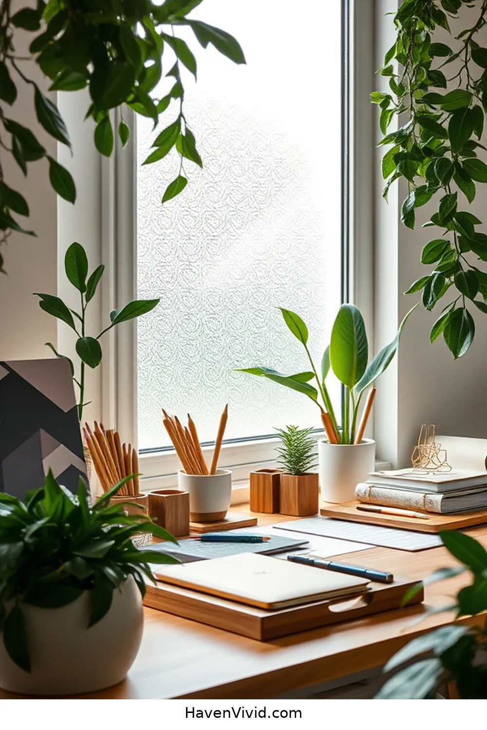 Select Eco-Friendly Office Supplies for 12 Ways to Embrace a Minimalist Lifestyle in Your Home Office Using Reclaimed Materials