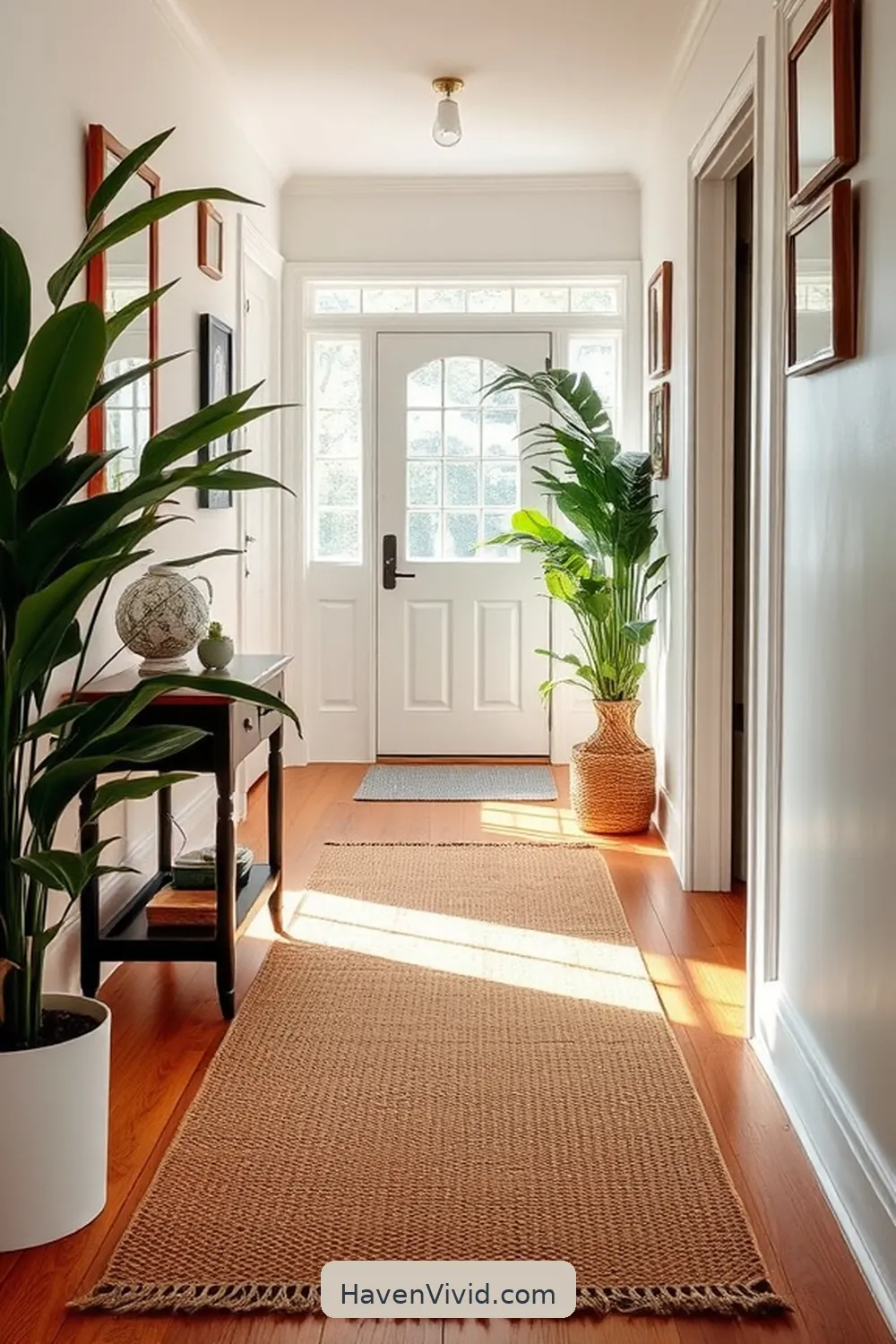 12 Ways to Enhance Farmhouse Living in Your Hallway Using Natural Fibers 2 Incorporate a Jute Runner Rug for 12 Ways to Enhance Farmhouse Living in Your Hallway Using Natural Fibers