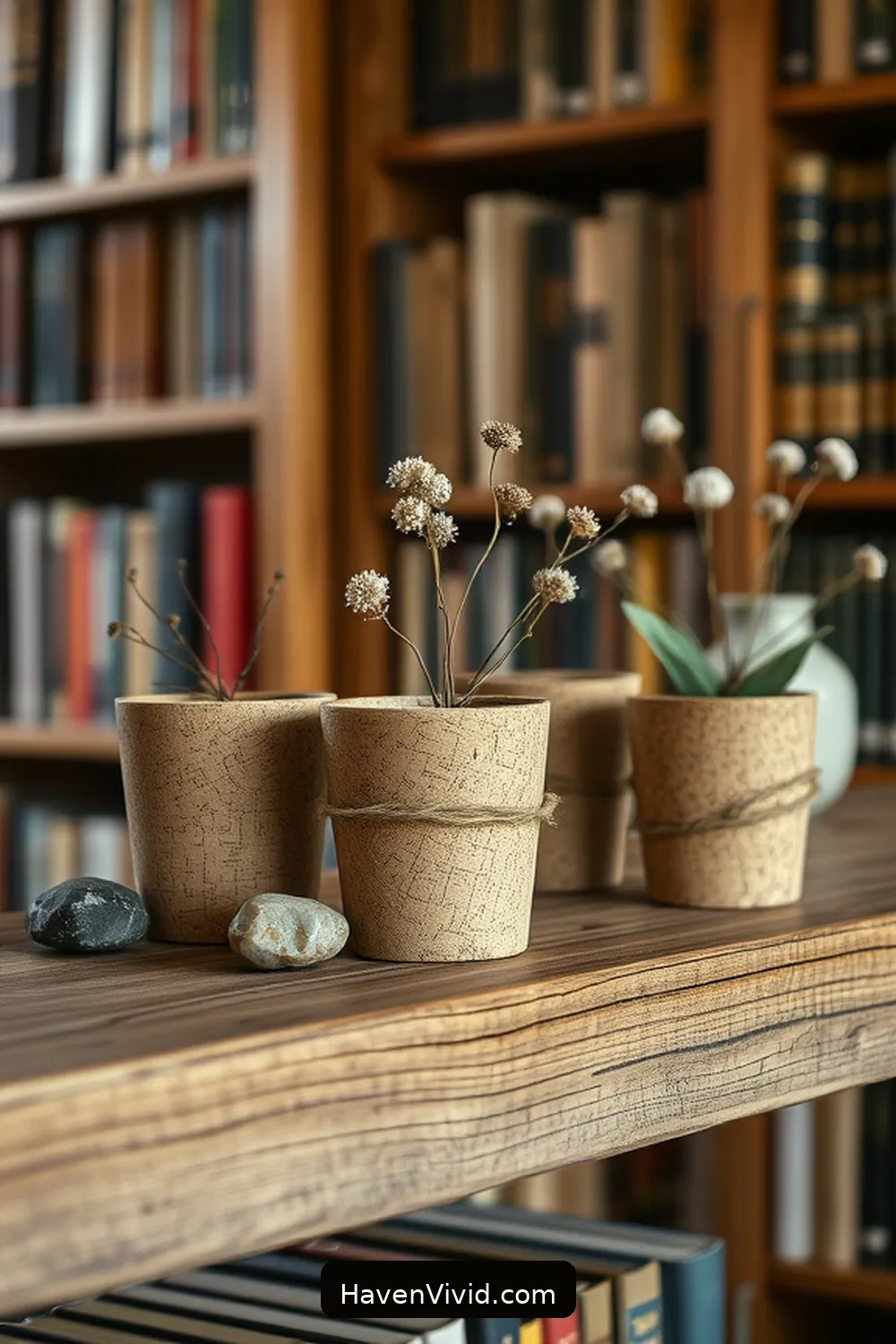 12 Ways to Use Cork for Farmhouse Living in Your Library 13 Cork Pinch Pots for Small Accessories for 12 Ways to Use Cork for Farmhouse Living in Your Library