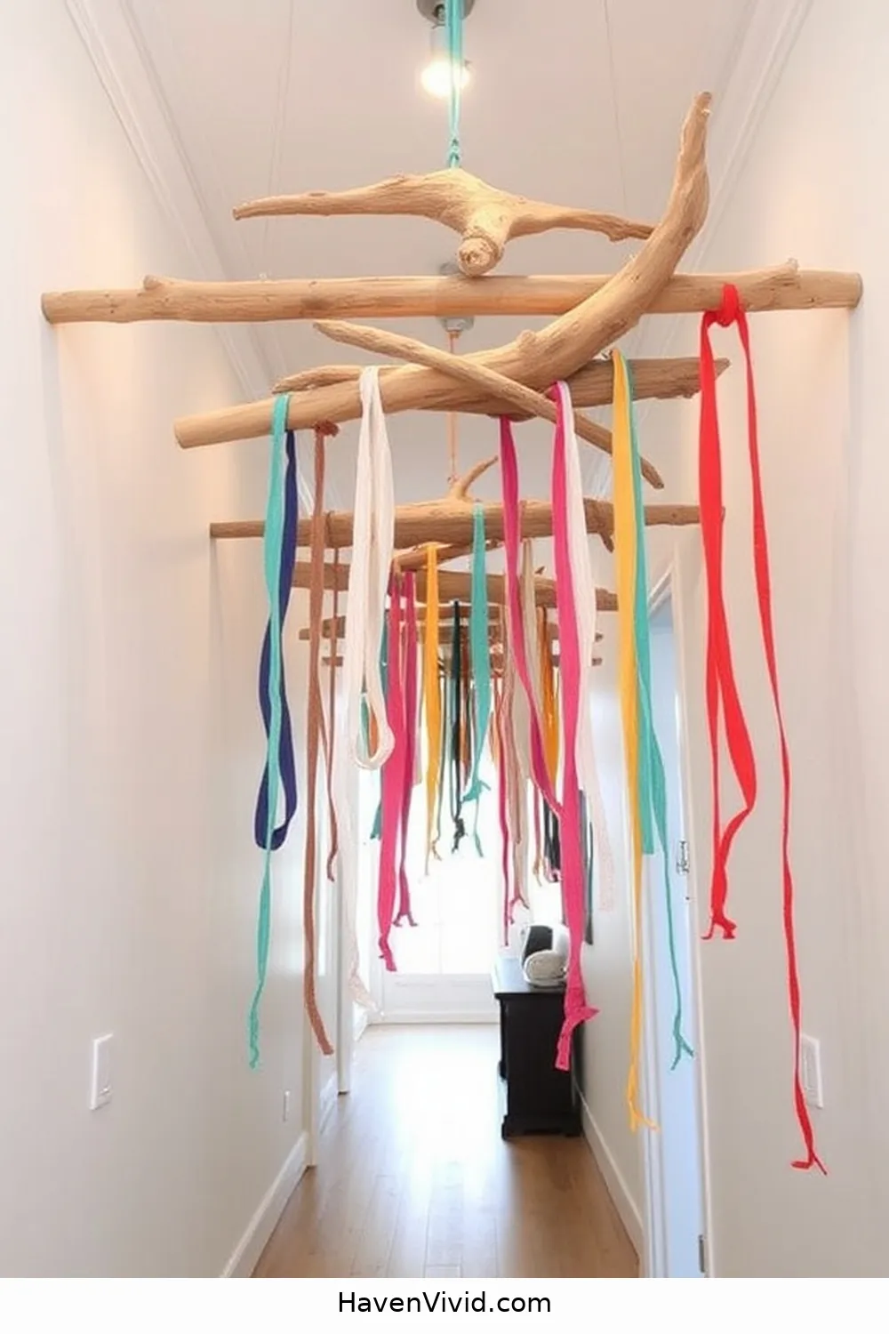 13 Creative Ways for Coastal Living in Your Hallway Using Upcycled Fabric 13 Driftwood and Fabric String Art Installations for 13 Creative Ways for Coastal Living in Your Hallway Using Upcycled Fabric