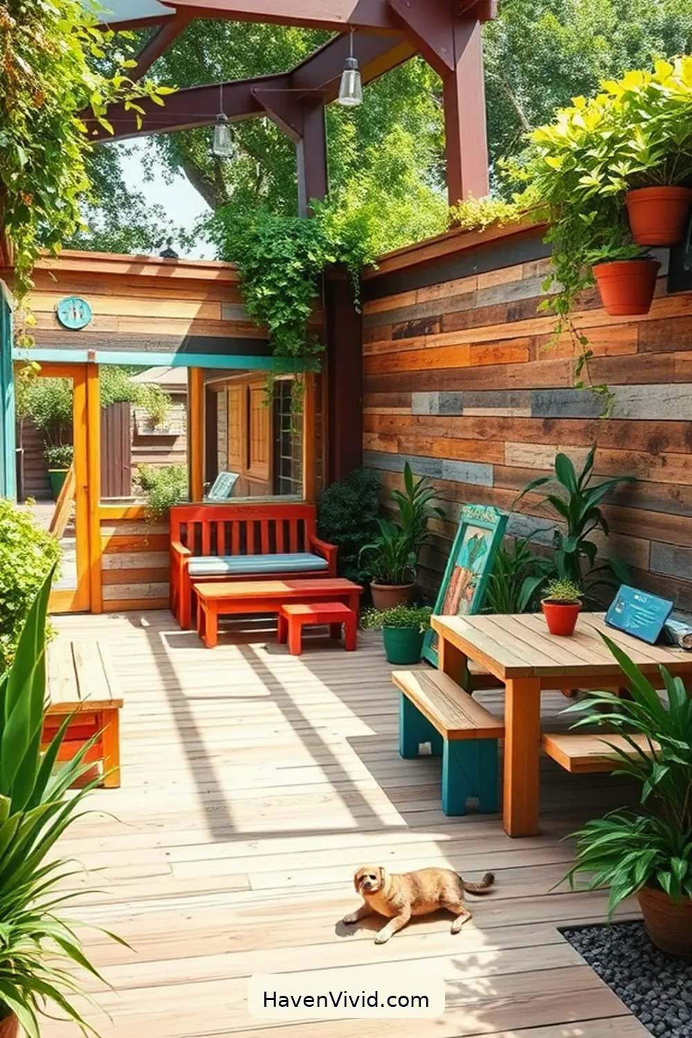 13 Creative Ways for Eco-Friendly Living in Your Library Using Reclaimed Materials 10 Establishing an Outdoor Learning Area With Recycled Materials for 13 Creative Ways for Eco-Friendly Living in Your Library Using Reclaimed Materials