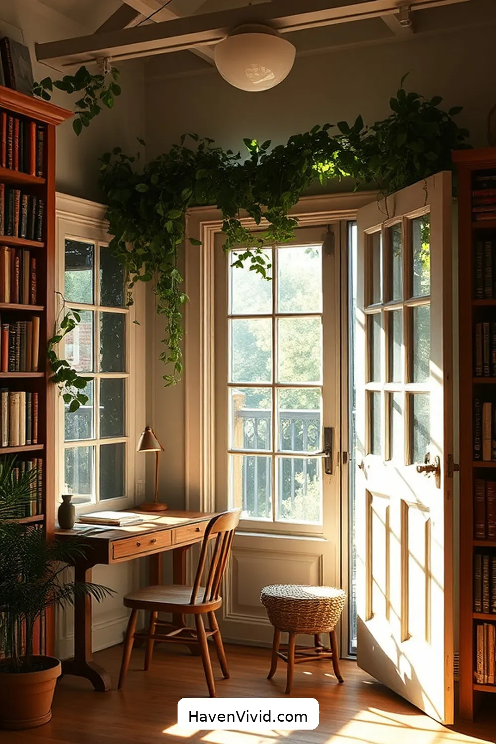 13 Creative Ways for Eco-Friendly Living in Your Library Using Reclaimed Materials 11 Using Old Windows and Doors for Unique Study Spaces for 13 Creative Ways for Eco-Friendly Living in Your Library Using Reclaimed Materials