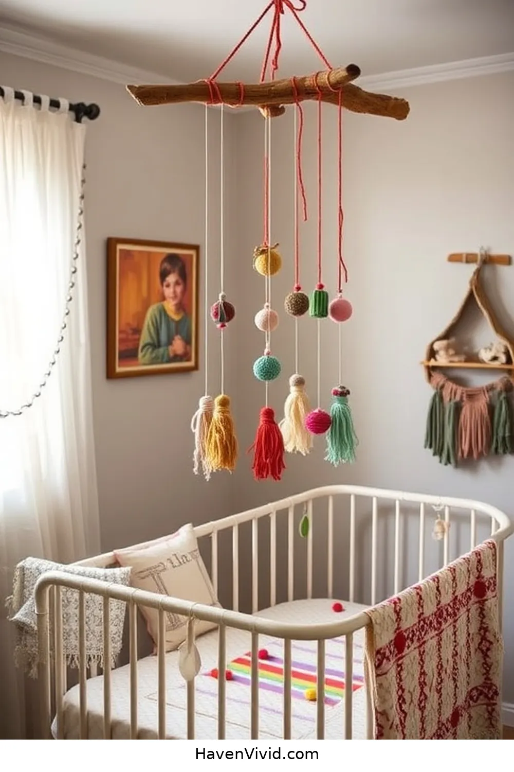 13 Creative Ways for Family-Friendly Living in Your Nursery Using Reclaimed Materials 8 Handmade Mobile With Repurposed Materials for 13 Creative Ways for Family-Friendly Living in Your Nursery Using Reclaimed Materials