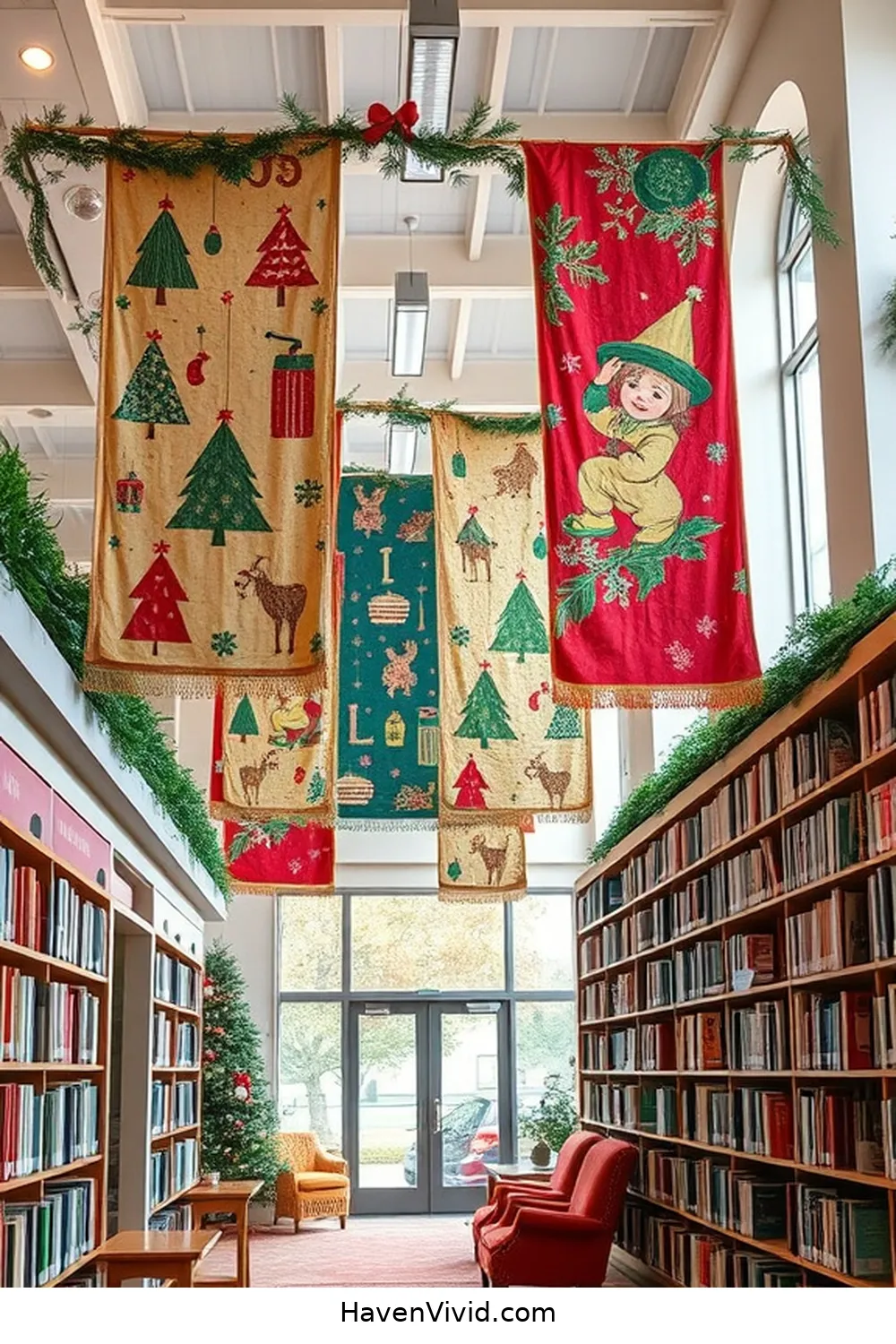 13 Creative Ways for Using Upcycled Fabric in Family-Friendly Library Spaces 6 Fabric Banners for Seasonal Decorations for 13 Creative Ways for Using Upcycled Fabric in Family-Friendly Library Spaces