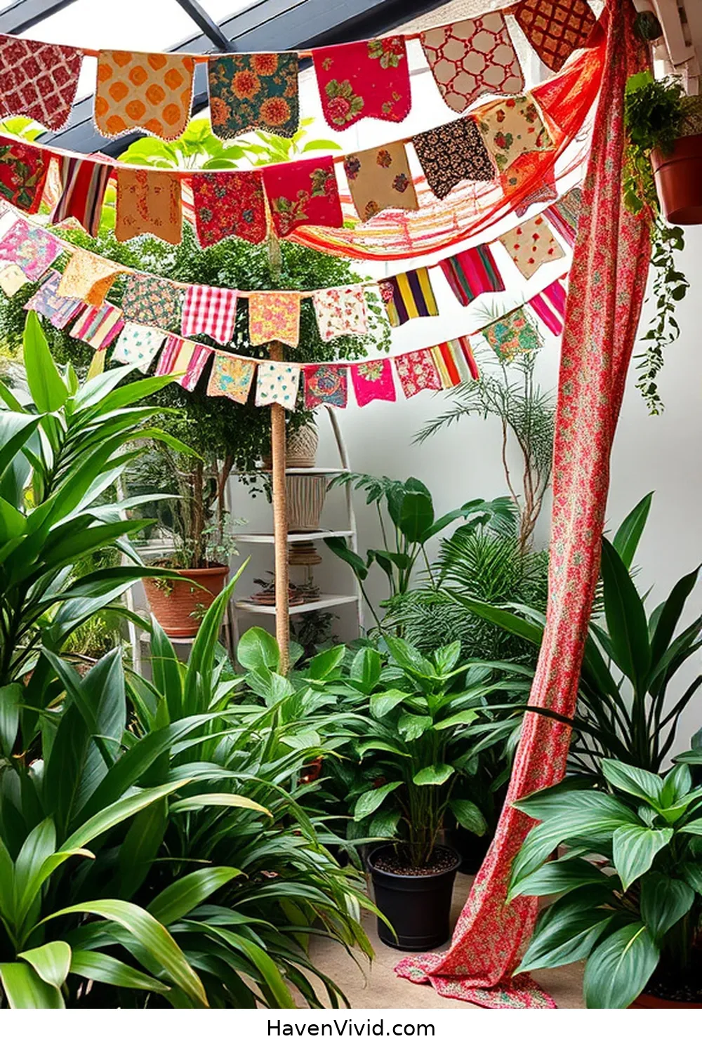 13 Creative Ways for Using Upcycled Fabric in Urban Nursery Living 6 Fabric Bunting and Garlands for 13 Creative Ways for Using Upcycled Fabric in Urban Nursery Living