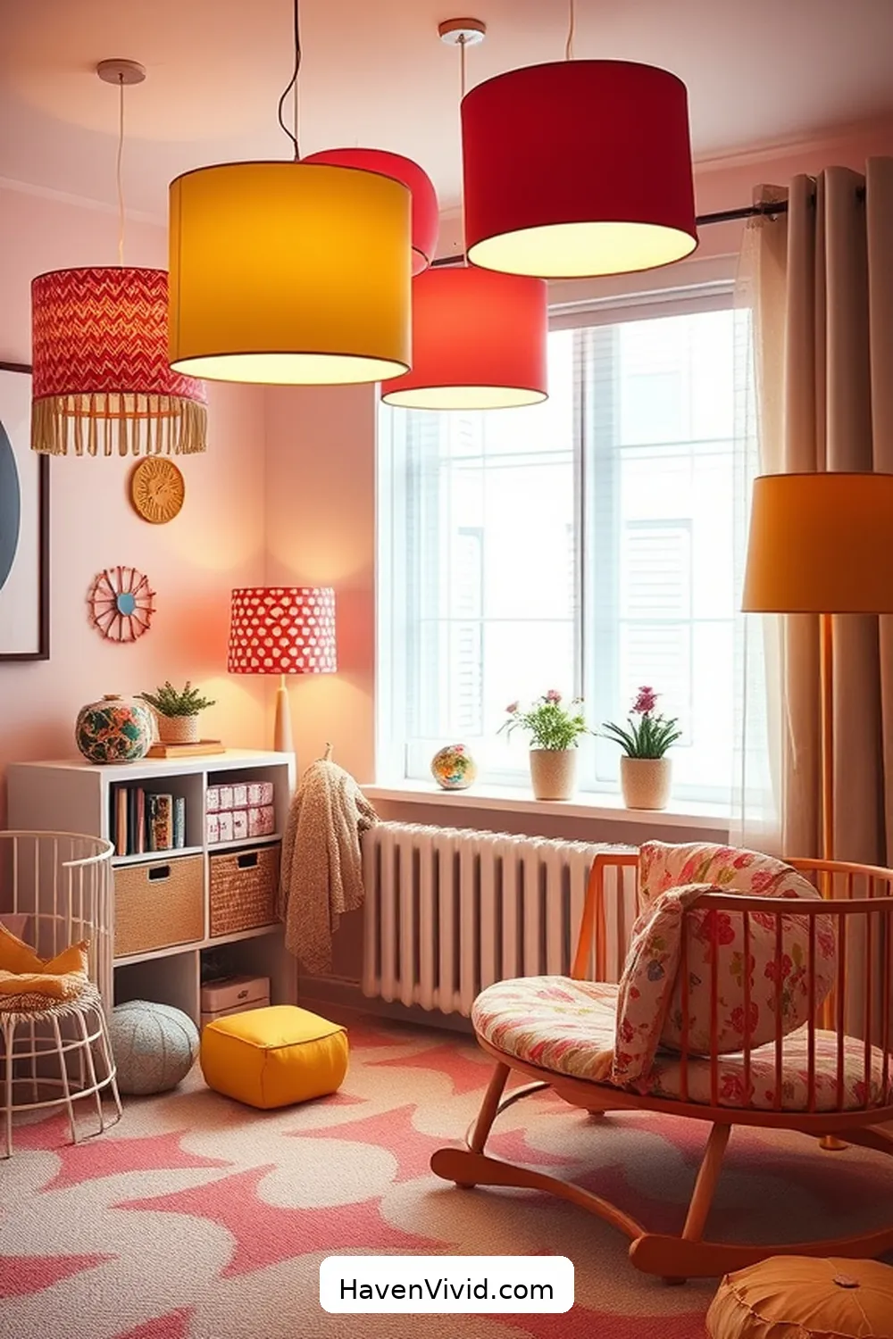 13 Creative Ways for Using Upcycled Fabric in Urban Nursery Living 13 Funky Fabric Lampshades for 13 Creative Ways for Using Upcycled Fabric in Urban Nursery Living